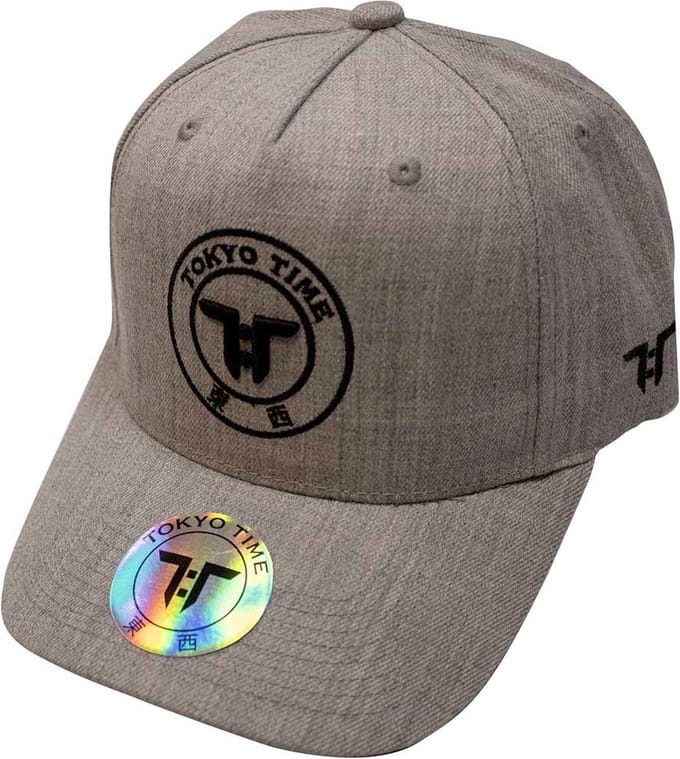 Tokyo Time - TT Core Black Logo Baseball pet - Grijs