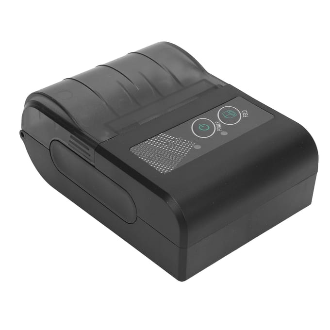 58mm Thermische Bonprinter 203dpi Snelle Stabiele Overdracht USB Bluetooth Draagbare Rekening Ticket black