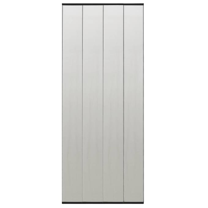 vidaXL - Vliegengordijn - 100x220 - cm - polyester - mesh - zwart