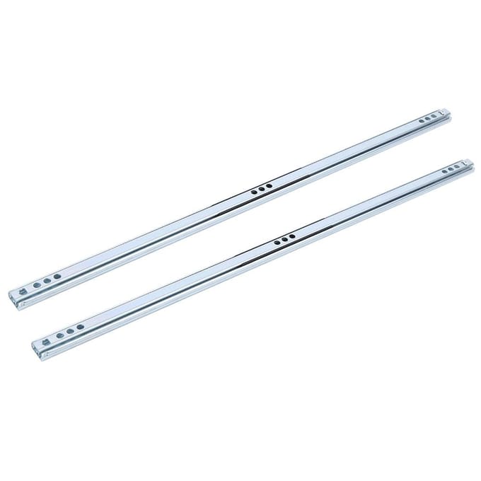 Ensemble de 2 pièces 450x17mm Coulisse à billes en acier pour tiroir Accessoire de quincaillerie pour placards