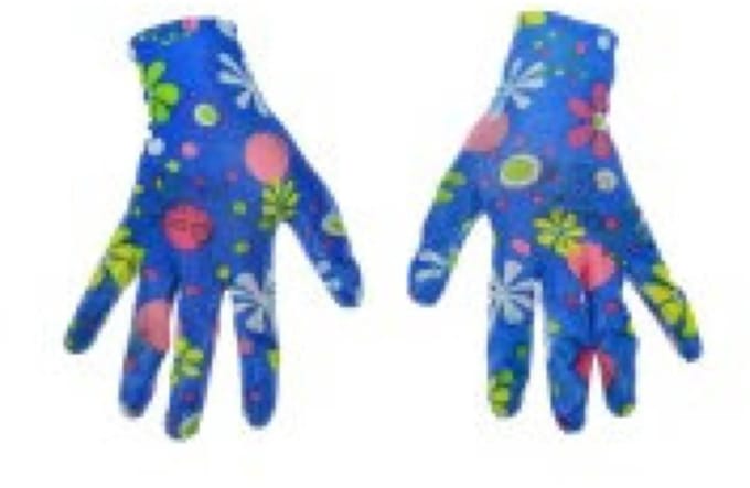 GEKO Werkhandschoenen dames - nitril coating - maat 8 - snijbestendig - 12 stuks