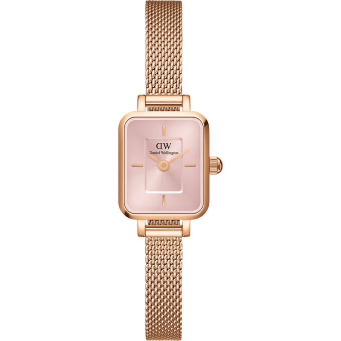 Daniel Wellington DW Watch Quadro Mini Melrose Blush 15.4x18.2mm Rose Gold