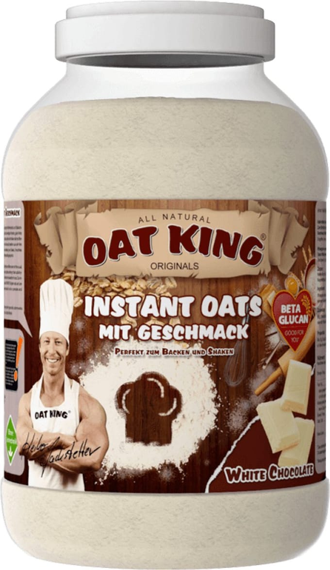 LSP Oat King Instant Flavoured Oats (4000g) White Chocolate - Functionele voeding - Supervoeding