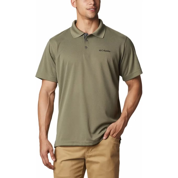 Polo Shirt Korte Mouw Columbia Polo Utilizer Vert