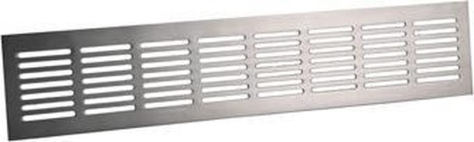 PLINTROOSTER RVS 400X80MM NEDCO