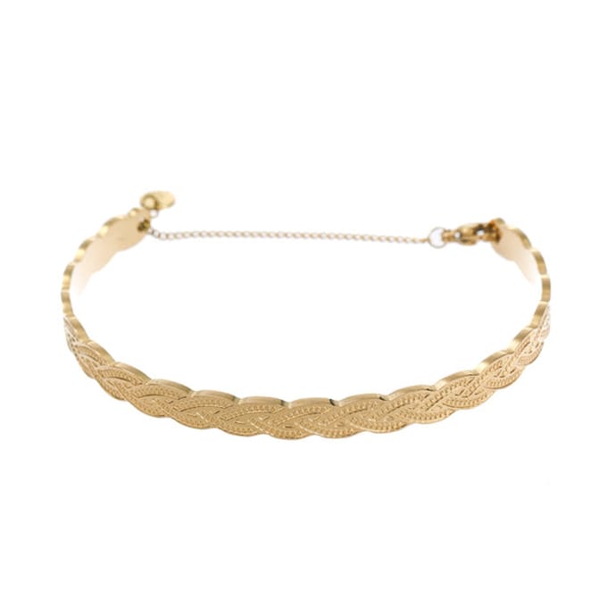 Go Dutch Label Armband (Sieraad) Braided Bangle Goud