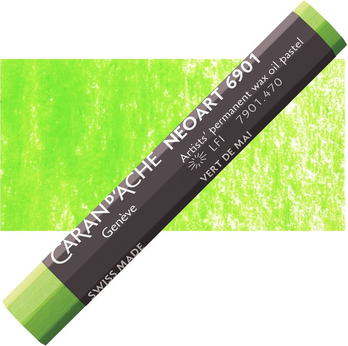Caran d'Ache Neoart Permanent Wax Oliepastel - Spring Green (470)