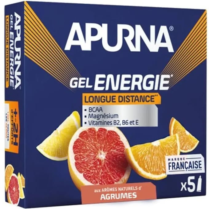 energiegel lange afstand citrus +2u inspanning Apurna