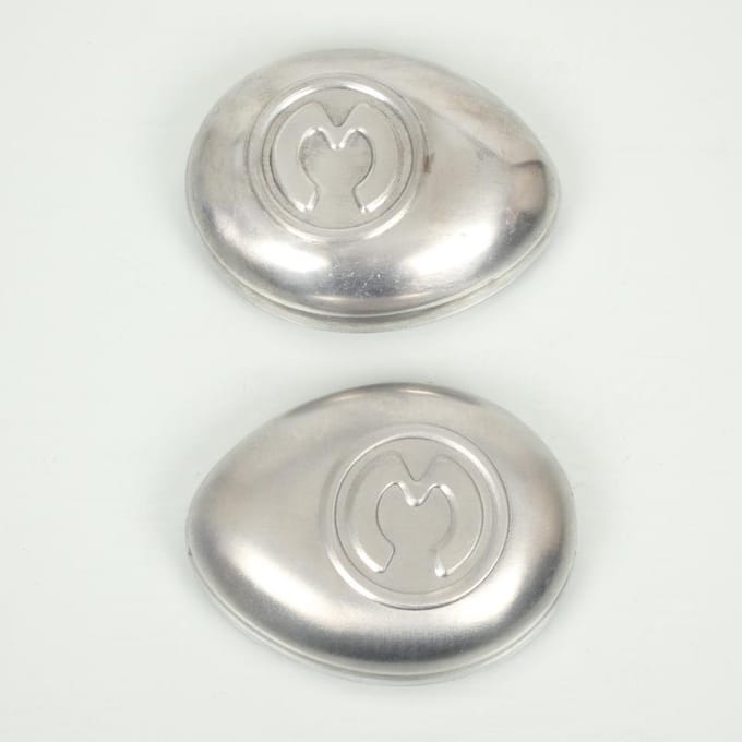 Paire de couvercle alu de boite à outils pour mobylette Motobecane 50 AV79 Neuf