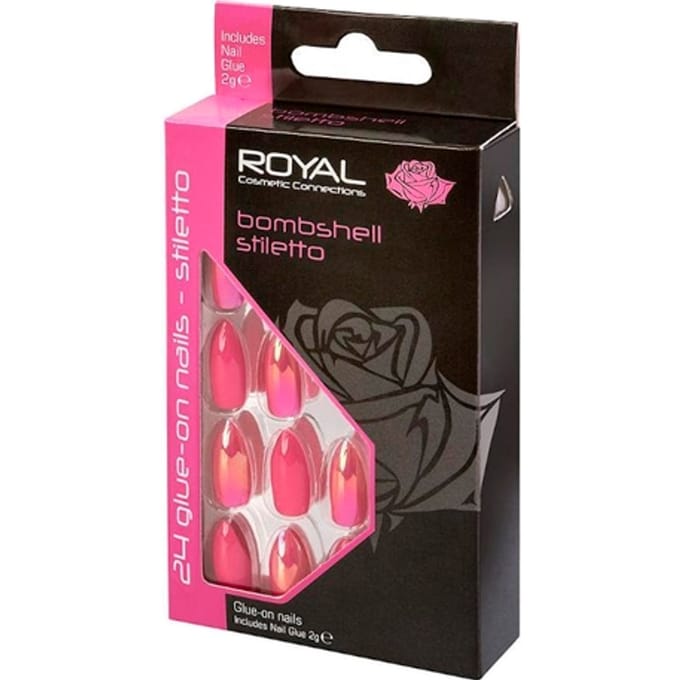 Royal Kunstnagels Bombshell Stiletto - 24 stuks.