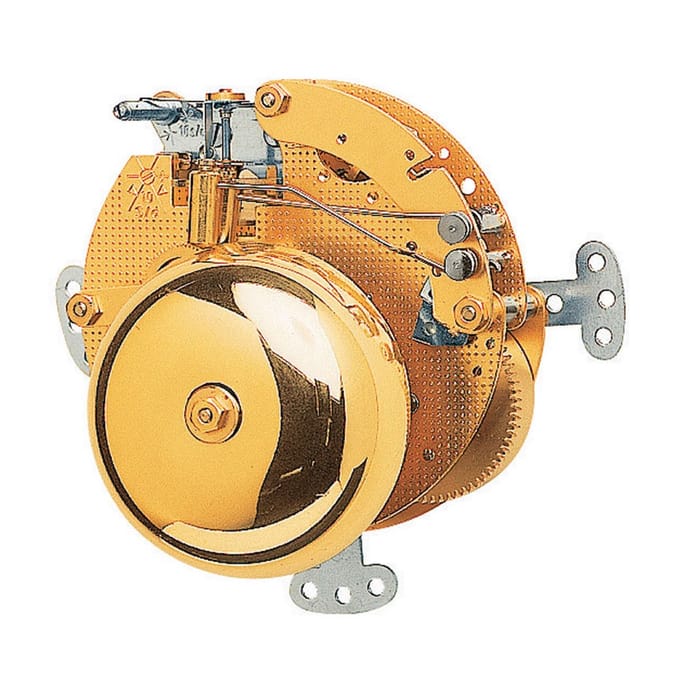 Tafel uurwerk Hermle 130-070, 8-daags, zwevende balans , dubbele bel slag