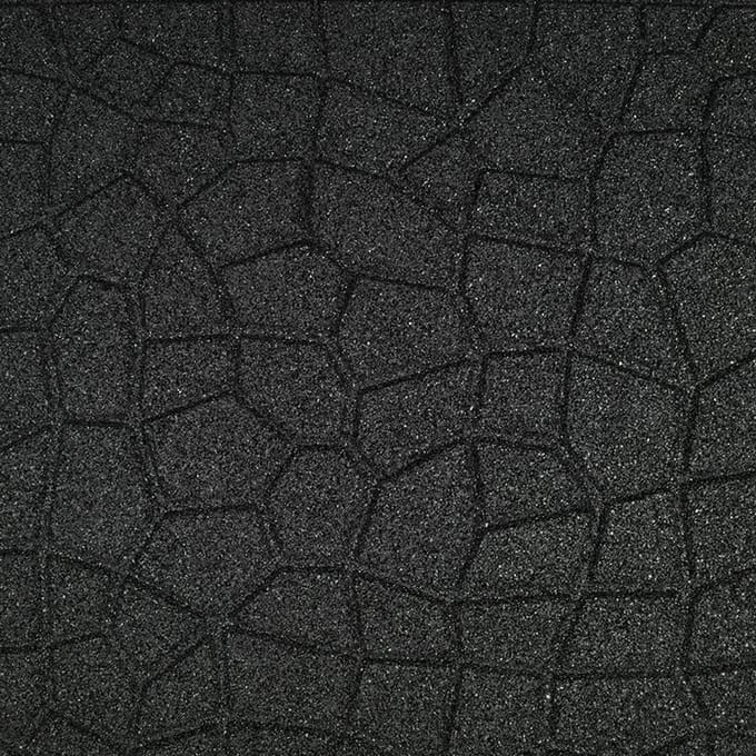 Rubbermagazijn - Rubberen tegels - Zwart flagstone - Per 0.5 m² - Dikte 7cm - 100x50cm - Speelplaatstegel
