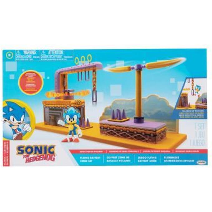Sonic - Vliegende Batterijen Speelset inclusief Sonic-figuur