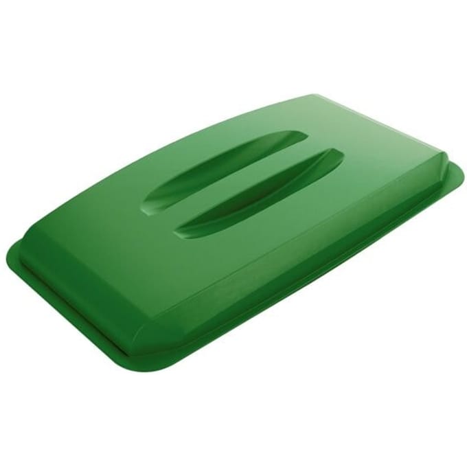 Afvalverzamelbak voor recycleerbaar afval Durabin® 60 L - groen met deksel groen