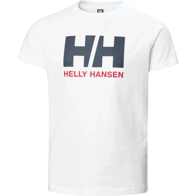 Helly Hansen Logo T-shirt Met Korte Mouwen Wit 12 Years Jongen