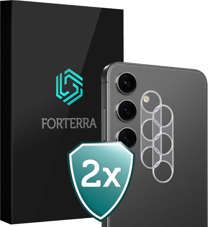 Camera Lens Protector 2 Stuks - Geschikt voor Samsung Galaxy S25 Plus - Camera Screenprotector Beschermglas - Gehard Glas - Tempered Glass - Screen Protector