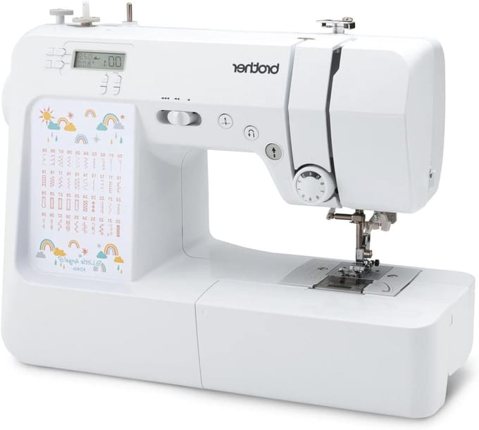 Naaimachine - Elektronische machine - Creatief naaiwerk - 40 creatieve steken - 38 cm breed - Wit