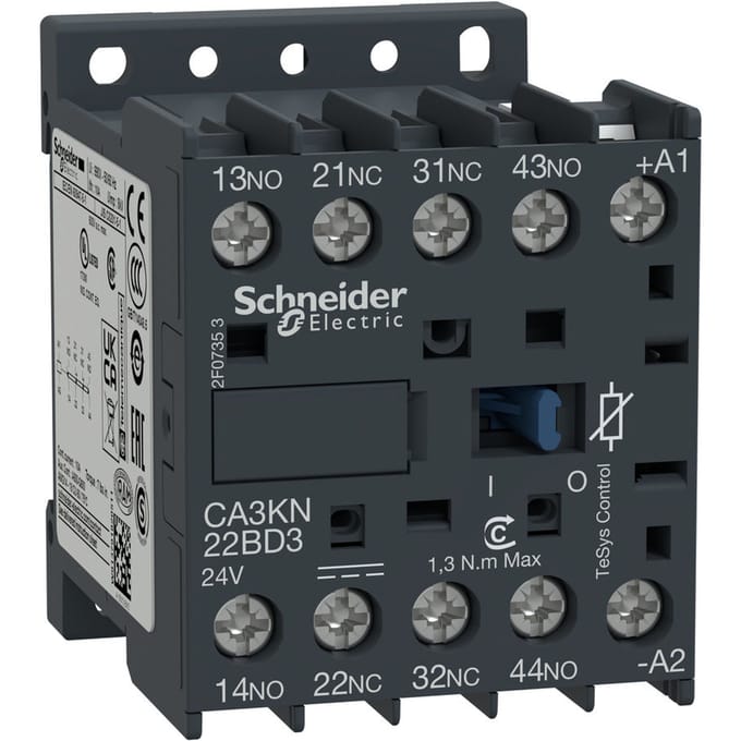 Schneider Electric CA3KN22BD3 Hulpbeveiliging 2x NC, 2x NO Met diode Piece 1 stuk(s)