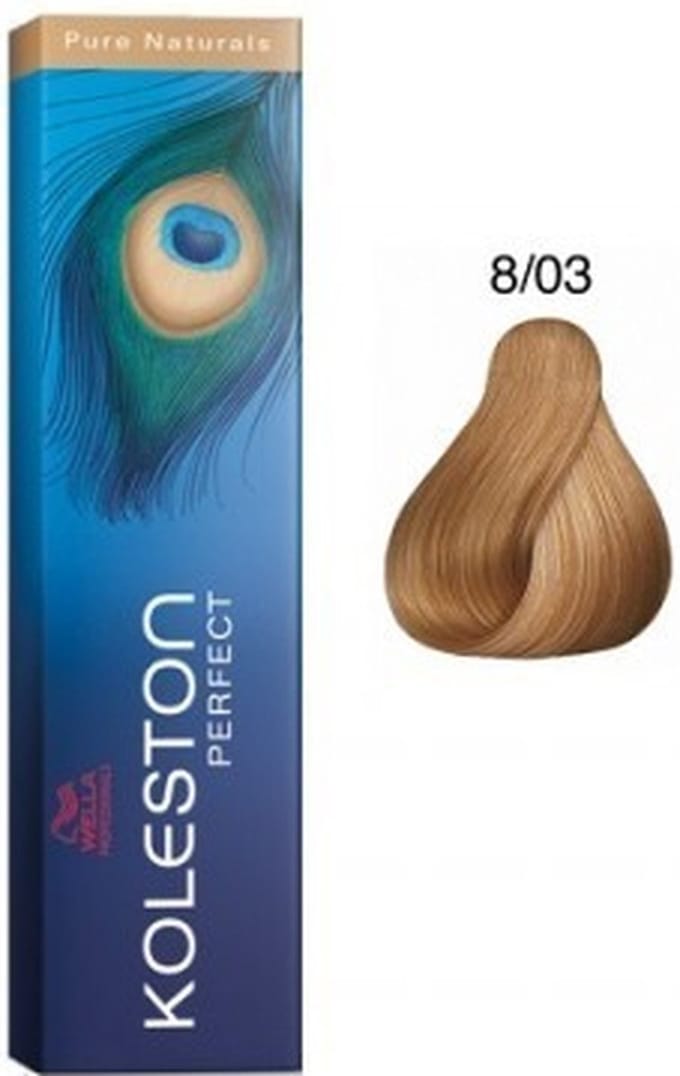 Wella Koleston Perfect 8/03 haarkleuring 60 ml