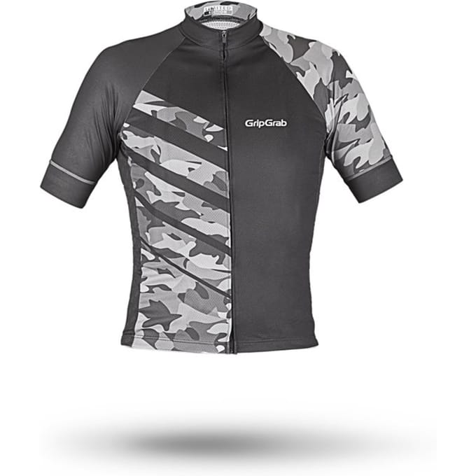 GripGrab - Maat XXS - Race Jersey Men's Fietsshirt - Grijs Camo