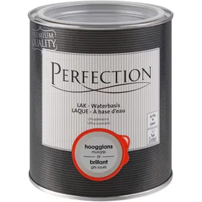 Perfection Lak - Hoogglans - Muisgrijs - 750ml