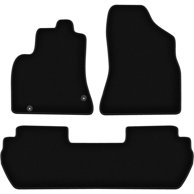 BASIC zwarte veloursmatten voor: Citroen Berlingo II 5-zits (2008-2018)