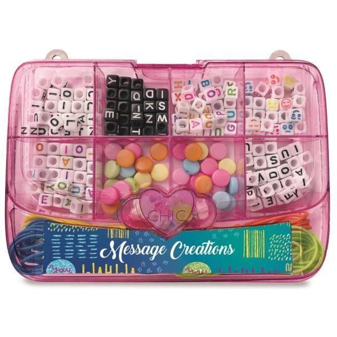 Clementoni - Crazy Chic - Tasje met kralen voor armbadjes - Vanaf 6 jaar
