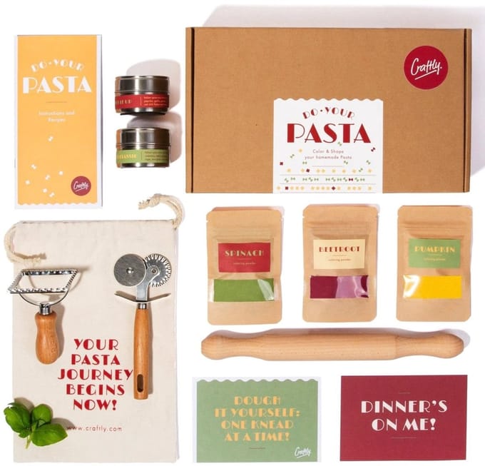 DIY Pasta Kit - Maak je eigen heerlijke en kleurrijke pasta - Craftly