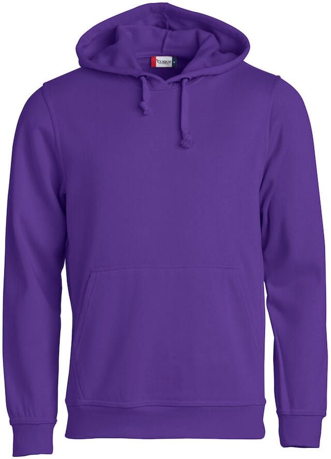 Clique Basic hoody Helder Lila maat M