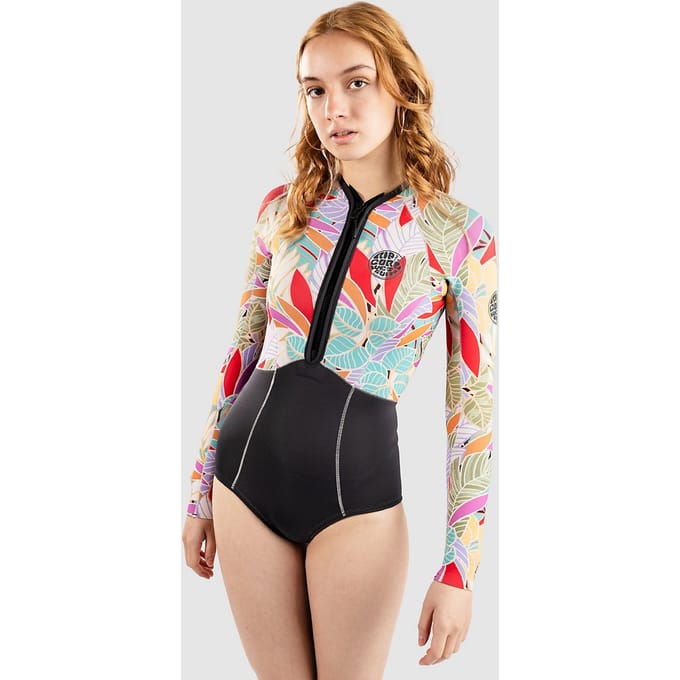 Rip Curl G-Bomb 1.5Mm Ls Fz Full Spring Wetsuit grijs