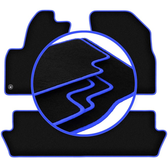 CARLUX-BLUE automatten voor: Citroen C4 Picasso I minivan (2006-2013)