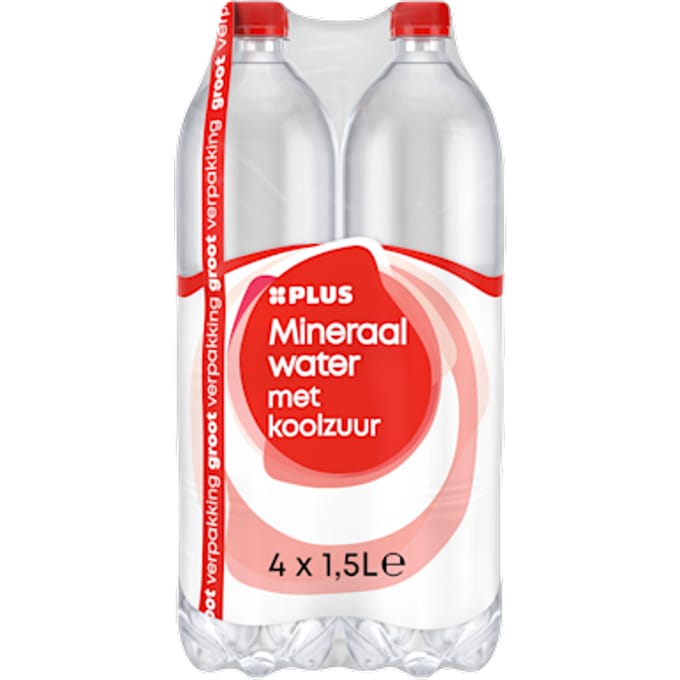 Mineraalwater met koolzuur 4-pack