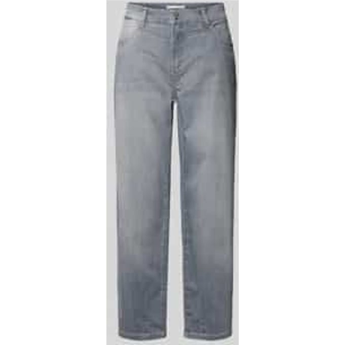straight fit jeans in verkorte pasvorm model 'Bobbie'