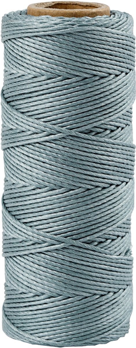 Bamboekoord, dikte 1 mm, dark turquoise, 65 m/ 1 rol