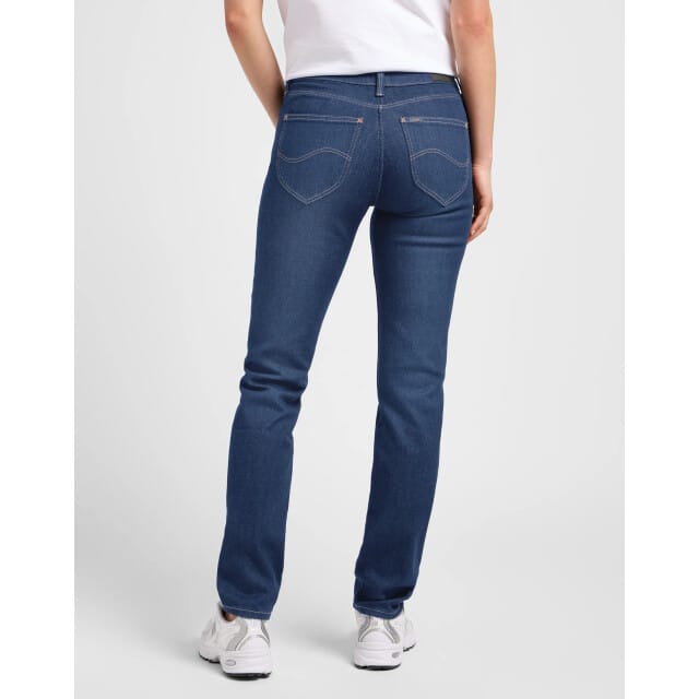 Lee - Marion - Dames Straight-fit Jeans - Rain Falls
