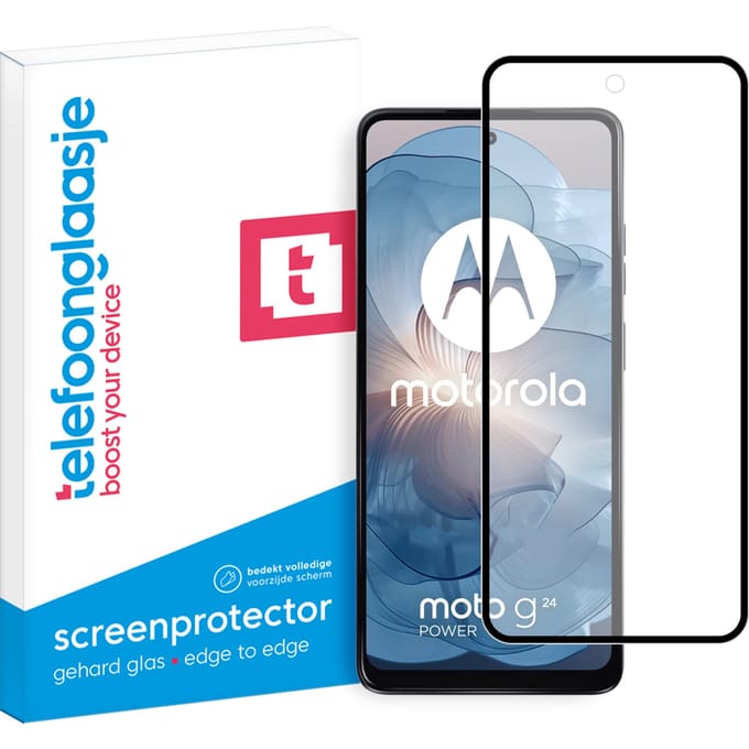 Motorola Moto G24 Power screenprotector Edge to Edge