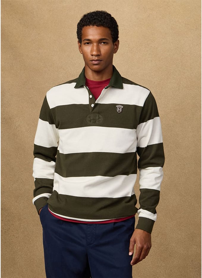 Hackett Hm5700009 Lange Mouw Poloshirt L Man
