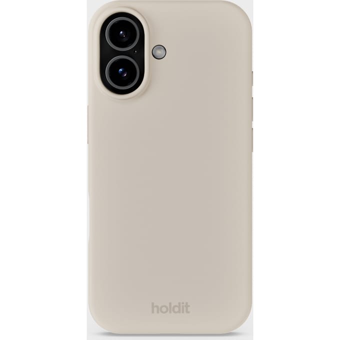 Holdit Silicone Case geschikt voor Apple iPhone 17 - Light Beige