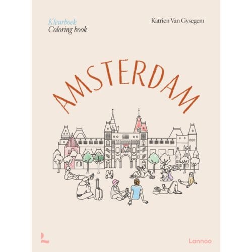 Kleurboek Amsterdam I Coloring Book Amsterdam - Katrien Van Gysegem