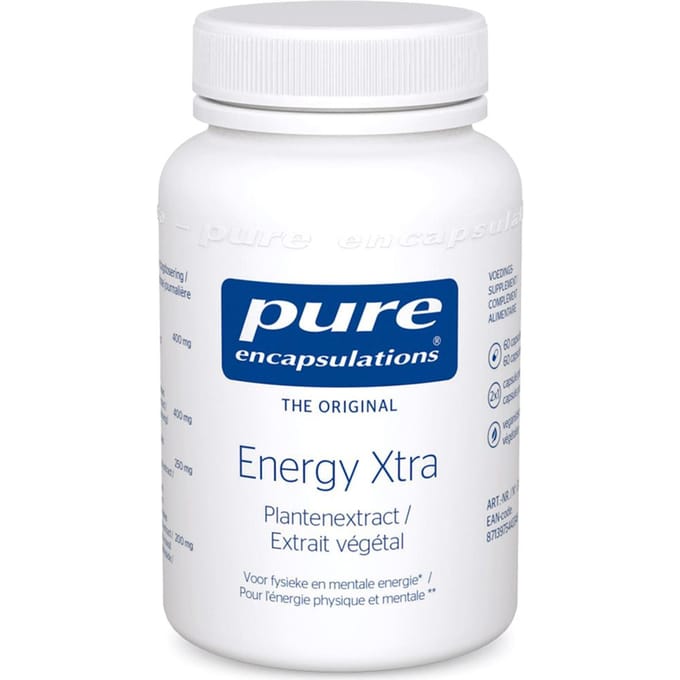 Pure Encapsulations Energy Xtra | Plantenextracten – traditioneel bewezen 60 Capsules
