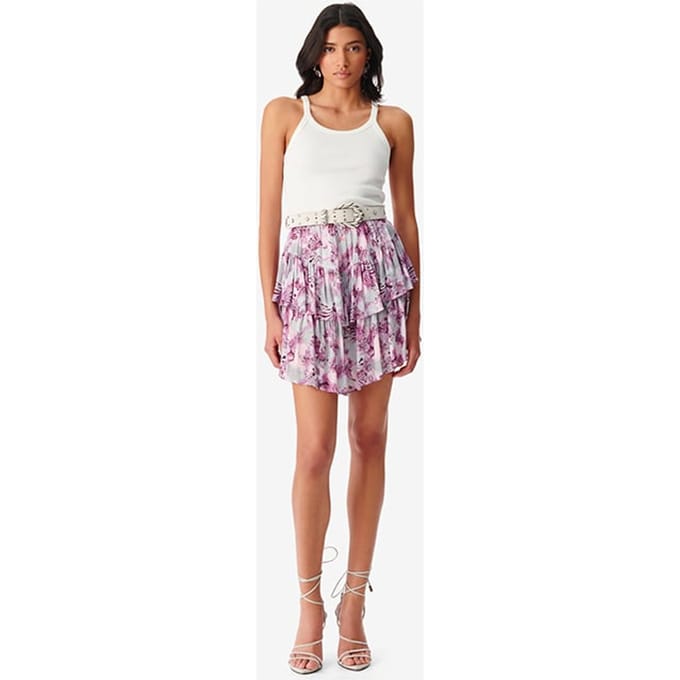 IRO Paris Oraja Purple/grey Maat: M | Mini Rokken Outlet | Dames | Paars