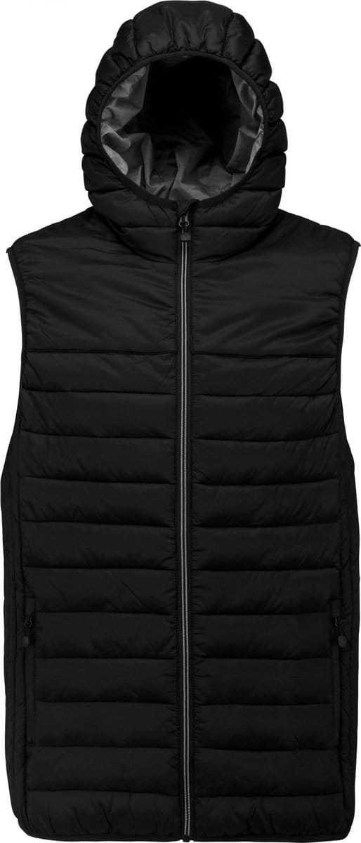 PROACT® Bodywarmer met capuchon volwassene PA237 - Black - XL