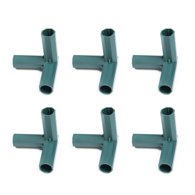 12 STUKS 16mm Tuinbouw Frame Connector Plastic Kas Frame Connectoren voor Druiven Zonnescherm Schuur