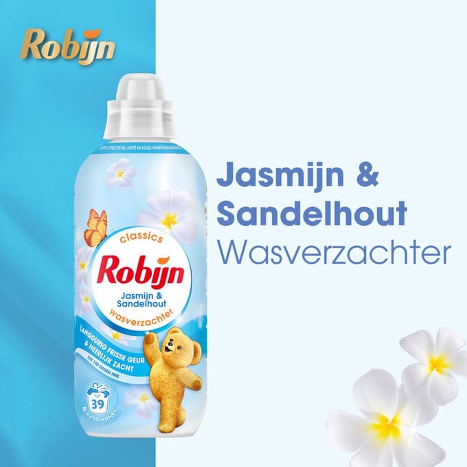 Robijn - Wasverzachter - Jasmijn & Sandelhout - 39wb/780ml