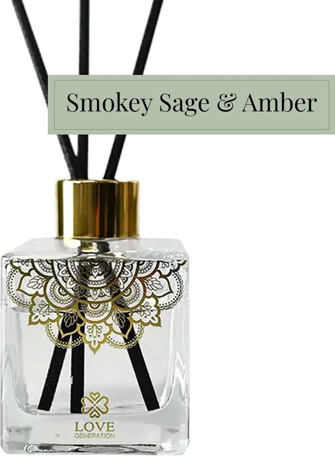 Love Generation - Geurstokjes - Smokey Sage & Amber