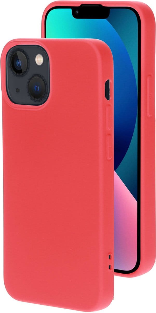 Mobiparts hoesje geschikt voor de Apple iPhone 13 Mini - Siliconen - Rood