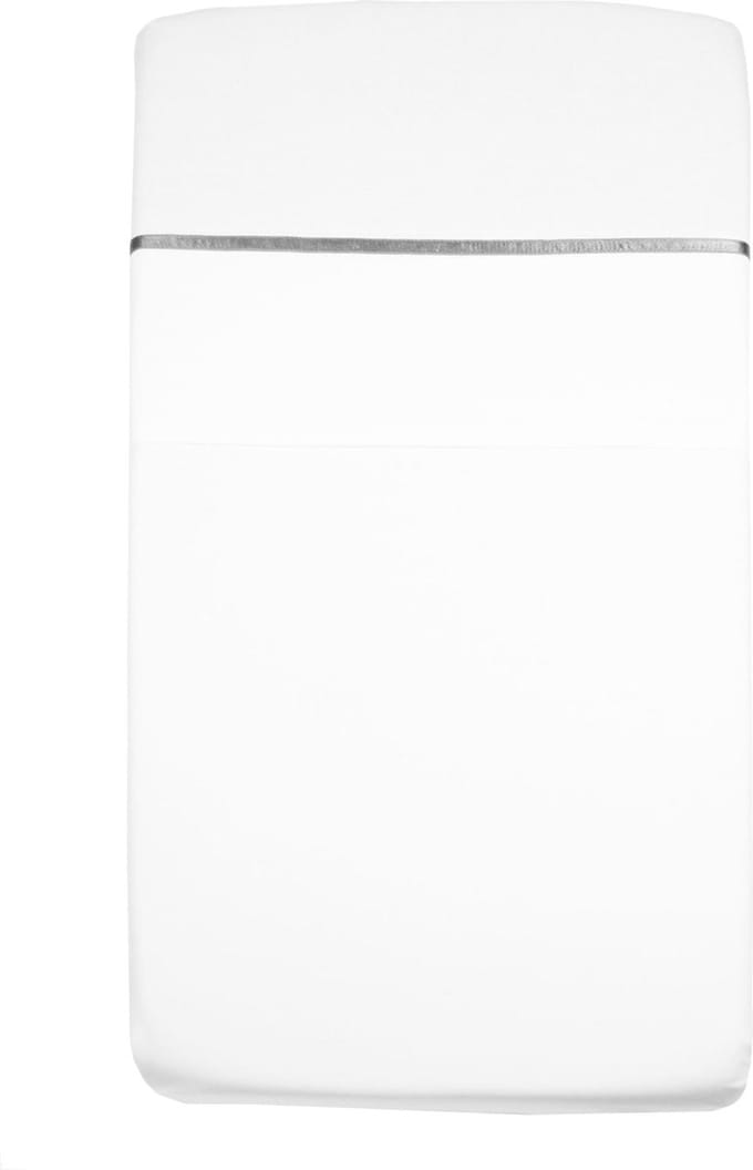 Briljant Baby - Ledikantlaken met Satijnen Bies - Grijs - 100 x 150 cm