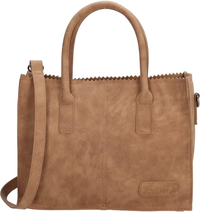 Zebra Trends Handtas Lisa XS - Schoudertas met Ritssluiting - Afneembare schouderband - Camel