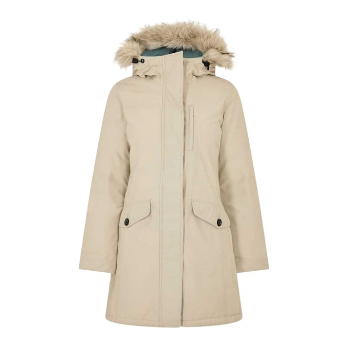 Timberland Dames Waterdichte Parka (Wit)