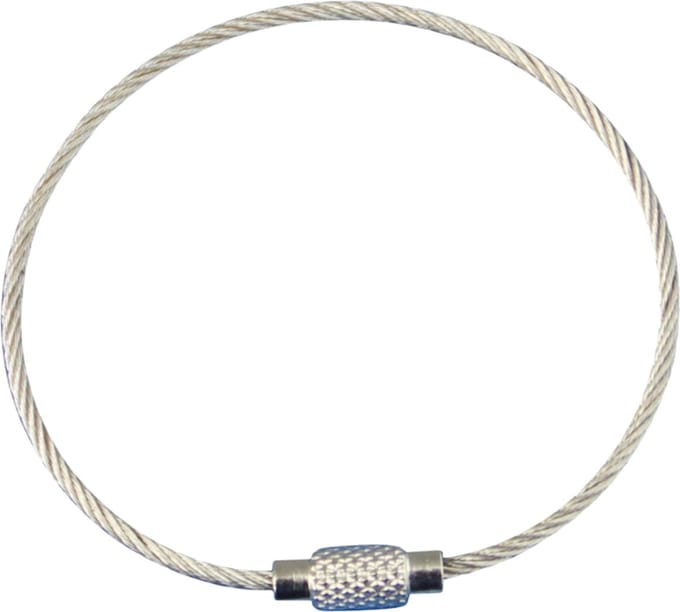 CombiCraft Staaldraad ring met schroefsluiting 15 cm - per 5 stuks